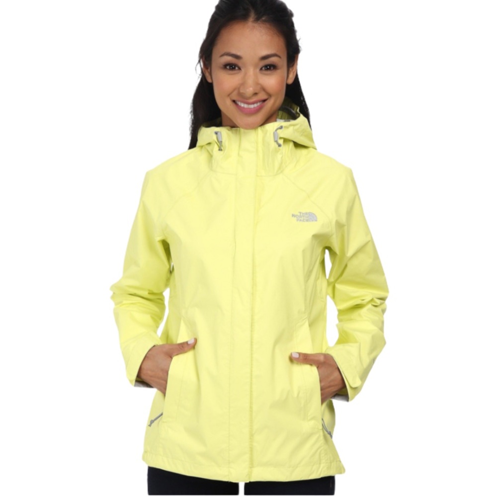 The North Face Women’s Hamachi Yellow Venture Rain Jacket EUC Med